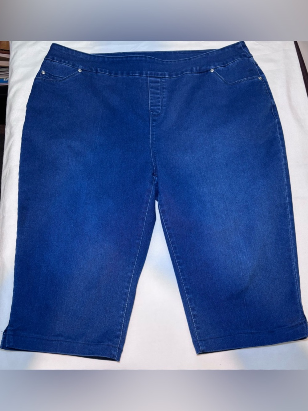 Lulu-B Dark Blue Denim Bermuda Shorts